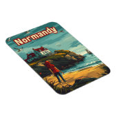 Normandie Frankreich Magnet (Rechte Seite)