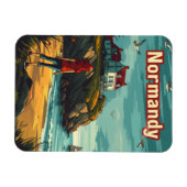 Normandie Frankreich Magnet (Horizontal)