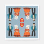 Normandie, Frankreich Serviette (Vorderseite)