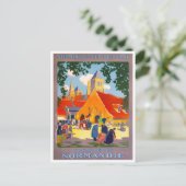 Normandie Frankreich Vintage Reise Postkarte (Stehend Vorderseite)