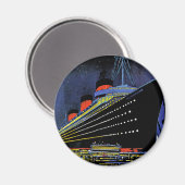 Normandie in der Nacht Magnet (Vorderseite/Rückseite)