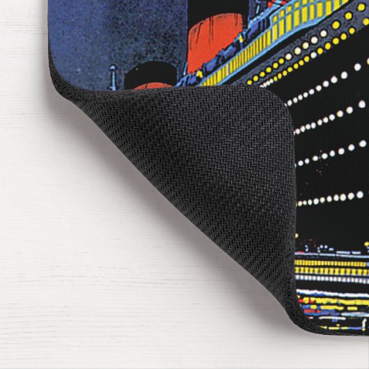 Normandie in der Nacht Mousepad (Ecke)