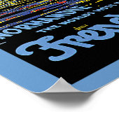 Normandie in der Nacht Poster (Ecke)