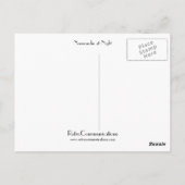 Normandie in der Nacht Postkarte (Rückseite)