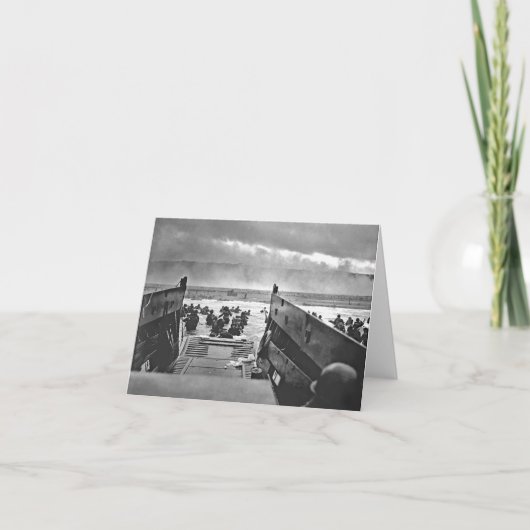 Normandie-Invasion an Invasionstag - 1944 Karte (Vorderseite)