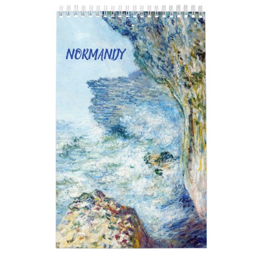 Normandie-Kunst-Kalender (11" x 7") Kalender (Titelbild)