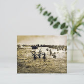 Normandie Landings Postkarte (Stehend Vorderseite)