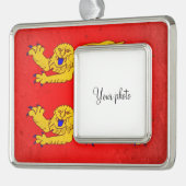 Normandie Rahmen-Ornament Silber (Links)