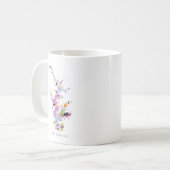 Normandie Silhouette Karte Kaffee Tasse (Vorderseite Links)
