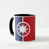Normandie Stadtflagge Tasse (Vorderseite Links)
