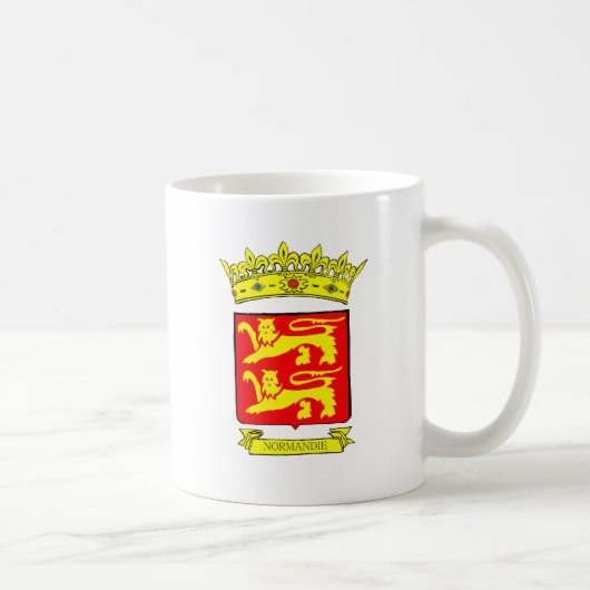 NORMANDIE-WAPPEN KAFFEETASSE (Rechts)