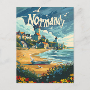 Normandieküste Frankreich Postkarte
