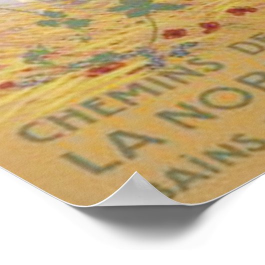 Normandy Beach Frankreich Poster (Ecke)