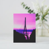 Normandy Bridge, Le Havre, Frankreich 2 Postkarte (Stehend Vorderseite)