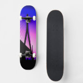 Normandy Bridge, Le Havre, Frankreich Skateboard (Vorderseite)
