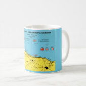 Normandy D-Day-Tasse Kaffeetasse (VorderseiteRechts)