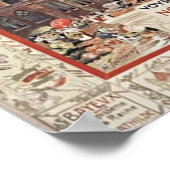 Normandy France Travel Poster (Ecke)