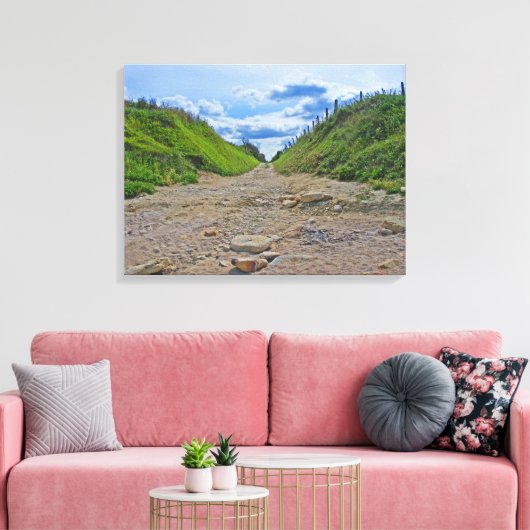 Normandy Road Leinwanddruck (Insitu (Wohnzimmer))