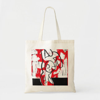 Normanne die Häschen-Tasche (rot) Tragetasche