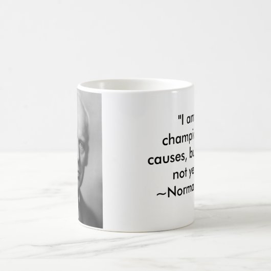 Normanne Thomas mit Zitat Kaffeetasse (Mittel)