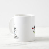 Normanne-u. Stadtmaskottchen-Tasse Kaffeetasse (Vorderseite Links)