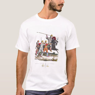 Normannischer Ritter und Bogenschützen, 1066, 'vo T-Shirt