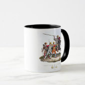 Normannischer Ritter und Bogenschützen, 1066, 'vom Tasse (VorderseiteRechts)