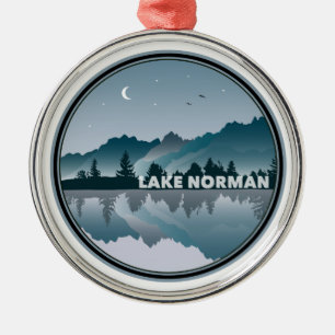 Normannischer See Nord-Carolina Reflektion Ornament Aus Metall