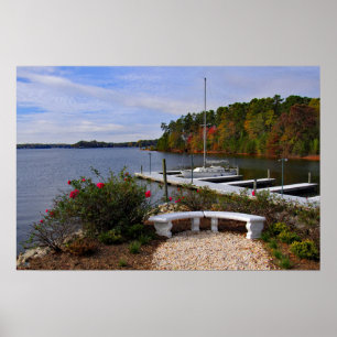 Normannsee im Herbst Poster