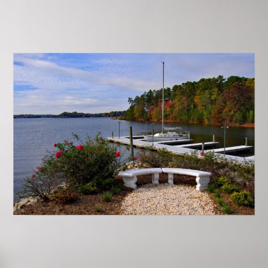 Normannsee im Herbst Poster (Vorne)