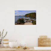 Normannsee im Herbst Poster (Küche)