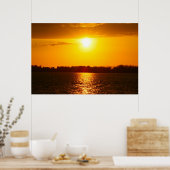 Normannsee, NC Sunset Poster (Küche)