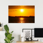 Normannsee, NC Sunset Poster (Heimbüro)