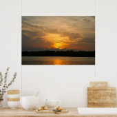 Normannsee, NC Sunset Poster (Küche)