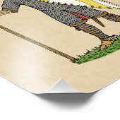 Normanscher Ritterzirk 1066 Fotodruck (Ecke)