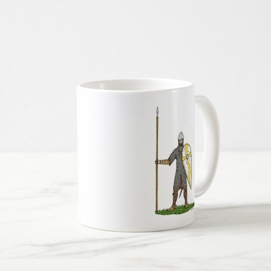 Normanscher Ritterzirk 1066 Kaffeetasse (VorderseiteRechts)