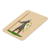 Normanscher Ritterzirk 1066 Magnet (Linke Seite)