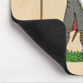 Normanscher Ritterzirk 1066 Mousepad (Ecke)