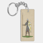 Normanscher Ritterzirk 1066 Schlüsselanhänger (Vorderseite links)