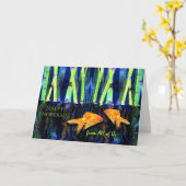 Norooz Goldfisch im Wasser, von allen uns Karte (Gelbe Blume)