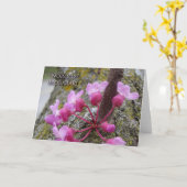 Norooz, Redbud Tree in Bloom, Frühjahrsfotografie Karte (Gelbe Blume)