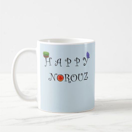 Norouz T-Shirt Kaffeetasse (Links)