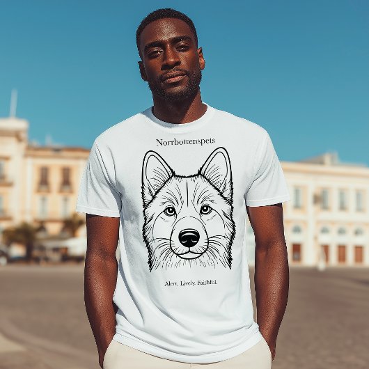 Norrbottenspets Portrait T-Shirt