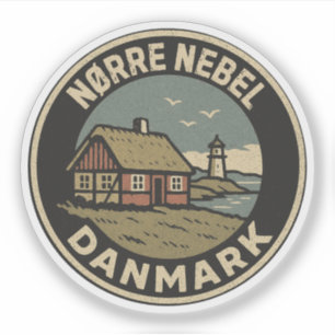 Nørre Nebel, Dänemark Danmark Aufkleber