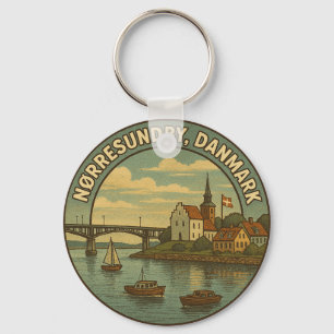 Nørresundby Dänemark-Brücke Schlüsselanhänger