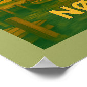 Nørresundby Denmark Bridge Poster (Ecke)