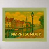 Nørresundby Denmark Bridge Poster (Vorne)