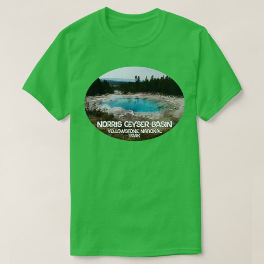 Norris Geyser Basin TShirt (Design vorne)