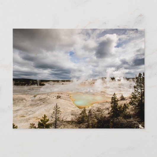 Norris Geyser Basin Yellowstone Postkarte (Vorderseite)
