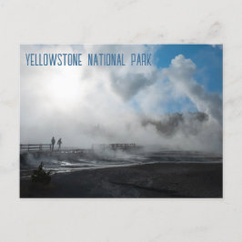 Norris Geyser-Becken Yellowstone-Nationalpark Postkarte